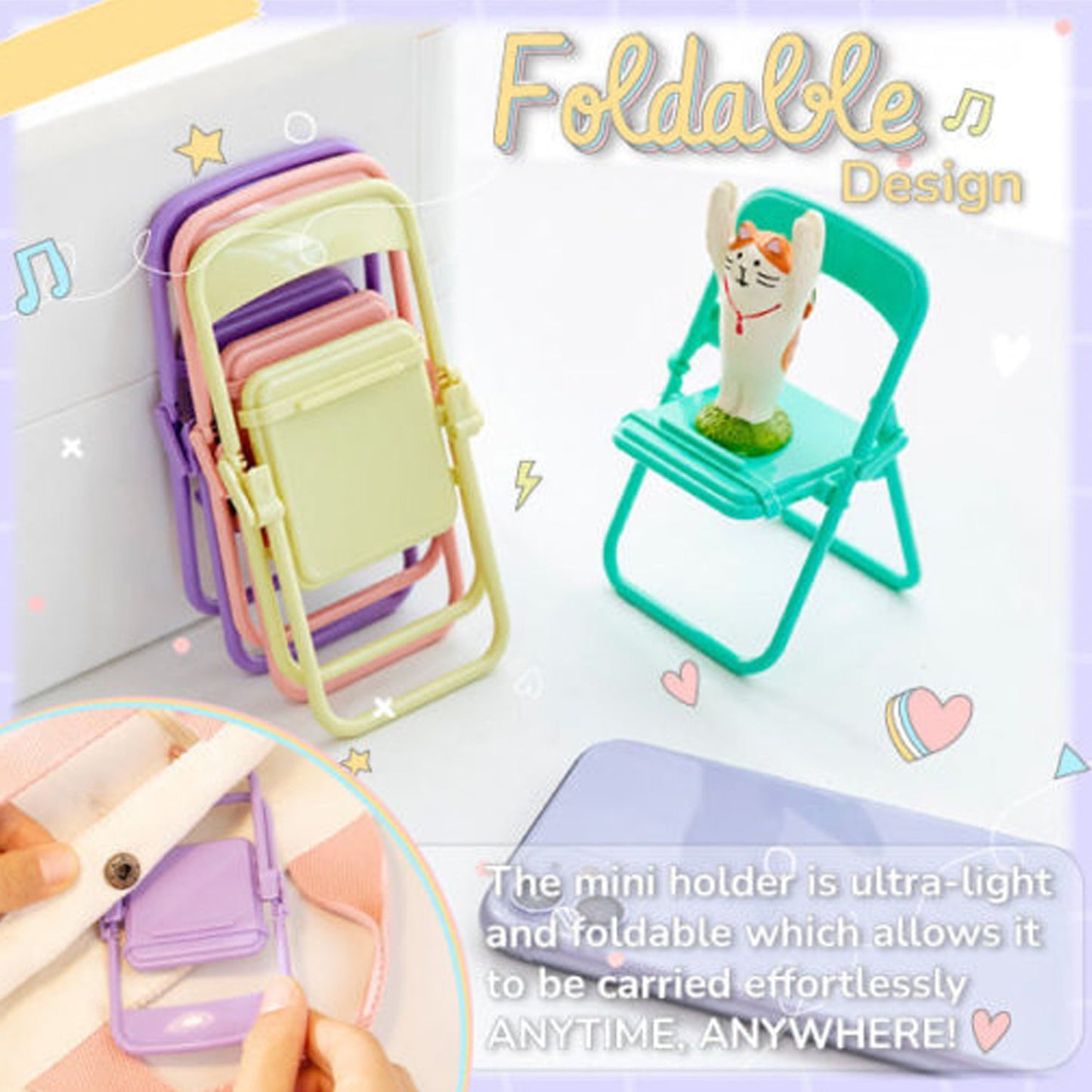 Chair Mobile Stand Used In All Kinds Of Household and Official Purposes As A Stand and Holder for Mobiles and Smartphones (1 PC)