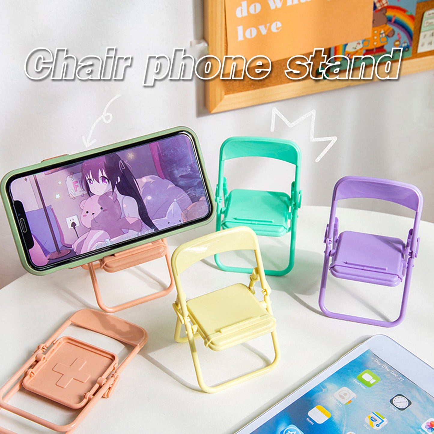 Chair Mobile Stand Used In All Kinds Of Household and Official Purposes As A Stand and Holder for Mobiles and Smartphones (1 PC)