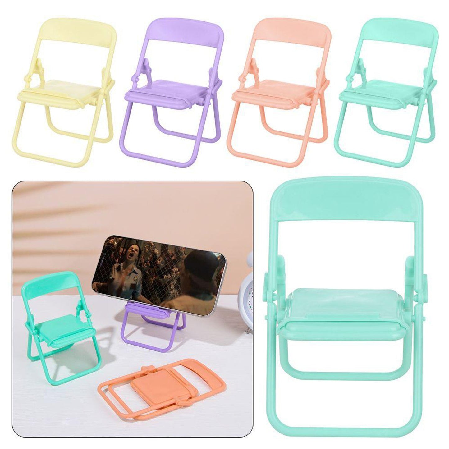 Chair Mobile Stand Used In All Kinds Of Household and Official Purposes As A Stand and Holder for Mobiles and Smartphones (1 PC)