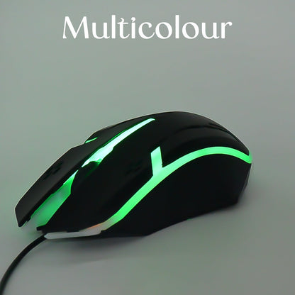 Computer Laptop Desktop USB Wired Optical Mouse (1 PC)